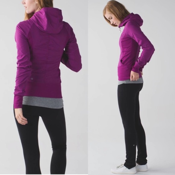 lululemon athletica Jackets & Blazers - Lululemon In Flux Reversible Jacket Womens Size 2 Yoga Studio Purple